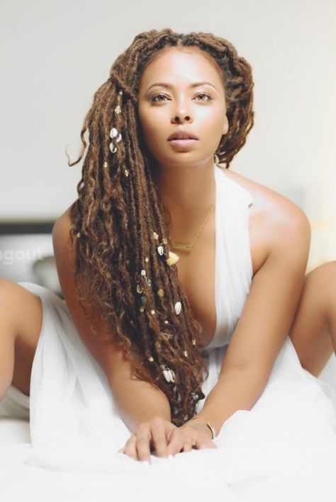 Eva Marcille Loc Jewelry create by Mali Pah Each kit has shells, rhinestones, crystals and loc beads. https://www.malipah.com/best-sellers #LocJewelry #DreadlocksAccessories #DreadBeads #CrystalsHealing #HairJewelry #HairPins #HairClips Hair Locs Wire Wrapped Viking Beads Loc Wraps #BraidJewelry #DreadLocExtensions #BraidBeads #DreadLocBeads #DreadClips Eva Marcille, Hair Charms, Beautiful Dreadlocks, Cornrow Hairstyles, Hair Decorations, Locs Hairstyles, Twist Braids, Faux Locs, Black Girls Hairstyles