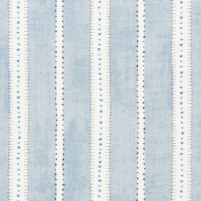 Coastal Fabric, French Country Bathroom, French Country Bedrooms, Luxury Flooring, Blue And White Fabric, Schumacher Fabric, Striped Wallpaper, Fine Linen, Drapery Fabric