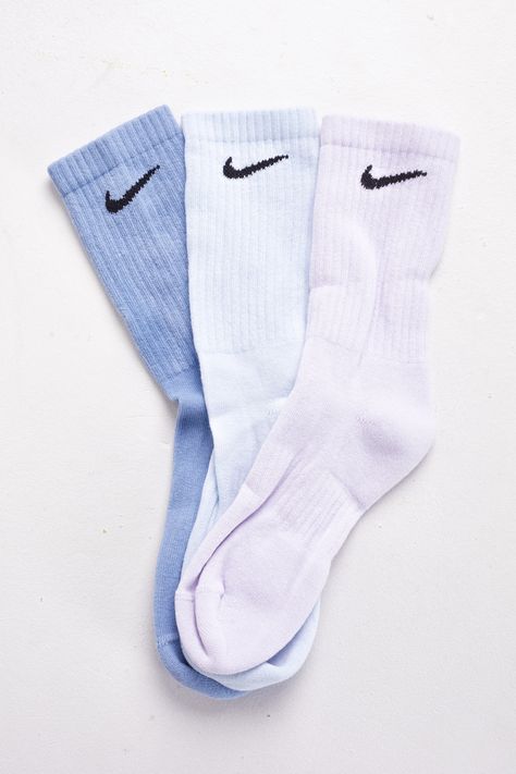 "I love these socks, they have an amazing quality and the colors are fire. The shipping worked without problems and I'm really happy to ordered the socks, I will definitely again!" - Elena P. Dyed Nike Socks, Nike Azul, Dri Fit Socks, Tie Dye Socks, Nike Socks, Best Color, Cute Socks, Casual Socks, Big Sister