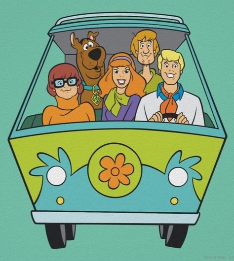 Scooby Doo Gang Drawing, Mystery Machine Drawing, Scooby Doo Painting, Scooby Doo 1969, Classroom Vibes, Mystery Inc, Nightmare Before Christmas Backpack, Scooby Doo Dog, Scooby Doo Pictures