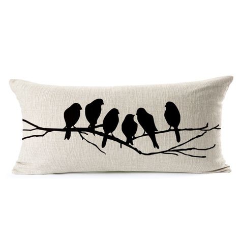 Custom Cushion Covers, Bed Pillow Covers, Creative Pillows, Bantal Sofa, Bird Pillow, Rectangular Pillow Cover, Pillowcase Pattern, Linen Pillow Covers, Linen Throw Pillow