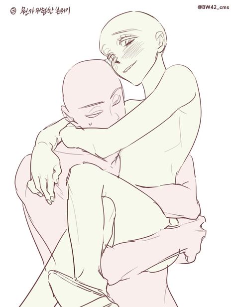 Art Sketches Poses Couple, Simple Couple Drawings, Duo Sitting Pose, Duo Character Poses, Duo Drawing Poses, Duo Art Poses, Spicy Drawing Poses Couple Base, Drawing Spicy, Duo Art Base