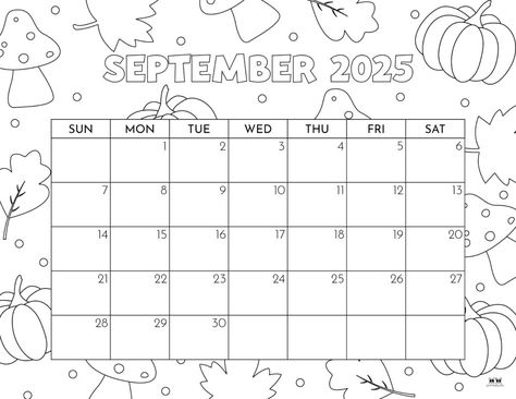 Choose from 107 September 2025 calendars to stay organized as school and fall are in full swing! Print from home! 100% FREE! September 2025 Calendar Printable, May 2025 Calendar, Wl Journal, Calender Ideas, May Calendar, September Calendar, Coloring Calendar, Diy Calendar, Calendar Templates