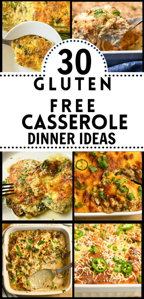 Gluten-Free Main Dish Casseroles (Keto) Gluten Free Recipes Casserole, Gluten Free Crockpot Meals, Gluten Free Rice Dishes, Casserole Dinner Ideas, Gluten Free Keto Recipes, Gluten Free Low Carb Recipes, Casseroles Keto, Gluten Free Chicken Casserole, Gluten Free Casserole Recipes