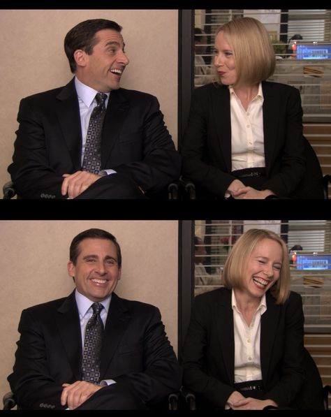 <3 Michael & Holly <3 my fave their so cute together Michael And Holly The Office, Holly The Office, Holly And Michael, Michael And Holly, Holly Flax, Best Of The Office, Office Things, Tv Series Quotes, The Office Tv Show