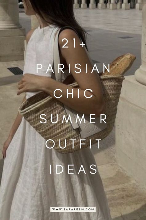 Looking for the ultimate guide to Parisian summer wardrobe in 2024? Discover the effortlessly chic French girl style with versatile Paris summer outfits that will keep you stylish and cool all season long! Parisian Bohemian Style, European Clothing Style, What Are People Wearing In Paris, Outfit In Paris Summer, French Women Summer Style, Euro Chic Style, Fashion Outfits Summer 2024, How To Dress In Paris In Summer, Summer Chic Outfit Party