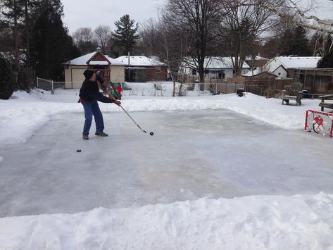 How to Make a DIY Ice Skating Rink: 5 Steps to Building a Backyard Ice Skating Rink on a Budget Outdoor Hockey Rink, Backyard Ice Rink, Backyard Rink, Outdoor Skating Rink, Outdoor Rink, Winter Skating, Outdoor Ice Skating, Outdoor Skating, Slap Shot