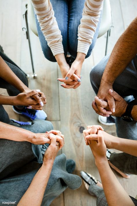 Diverse people in a religious group session | premium image by rawpixel.com / McKinsey Women Praying Together, Praying Images, Pray For Leaders, Hope Images, Psalm 106, People Holding Hands, Man Praying, Jesus Is Risen, Psalm 25