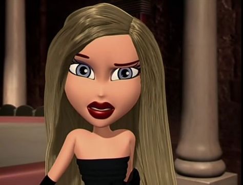 Cloe Bratz Pfp, Bratz Cloe Cartoon, Bratz Mood, Bratz Cartoon, Instagram Cartoon, Girl Cartoon Characters, Bratz Girls, Doll Aesthetic, Angel Aesthetic