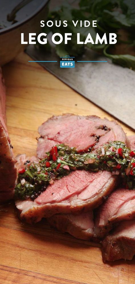 Sous Vide Lamb, Sous Vide Pork Chops, Butterflied Leg Of Lamb, Lamb Leg Recipes, Mustard Recipe, Leg Of Lamb, Sous Vide Recipes, Rack Of Lamb, Paleo Beef