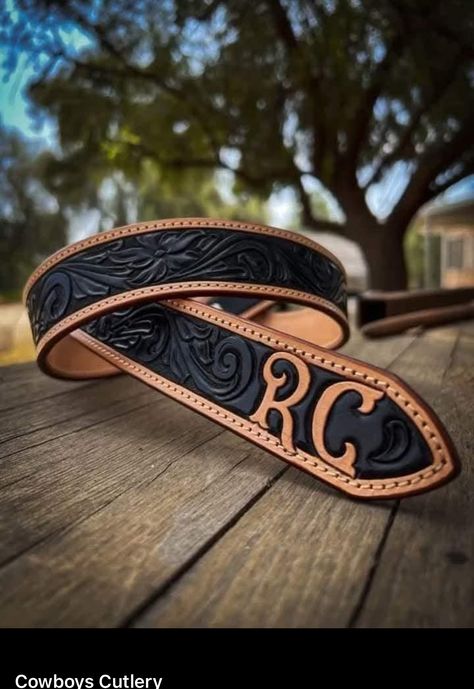 Black Tooled Leather Belt, Leather Belts Western Tooled, Leather Belt Designs Pattern, Hand Tooled Leather Belt Patterns, Custom Western Belts, Custom Leather Belt, Leather Belt Patterns, Leather Tooled Belts, Tooled Belts