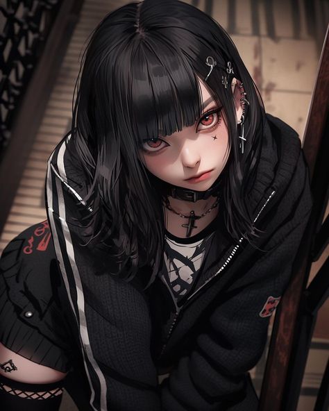 Mafia Anime, Chica Dark, Anime Goth, Fairytale Photography, Goth Girl, Dessin Adorable, 영감을 주는 캐릭터, Female Character Design, Dark Anime