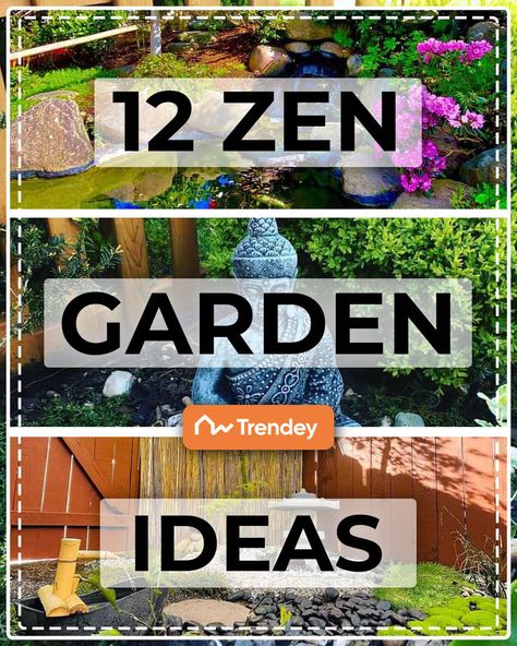 Zen Garden Ideas Asian Garden Backyard, Japanese Garden Design Modern, Small Zen Garden Ideas Outdoor, Outdoor Buddha Garden, Mini Zen Garden Design, Small Zen Garden Ideas, Zen Backyard Ideas, Backyard Zen Garden Ideas, Zen Yard