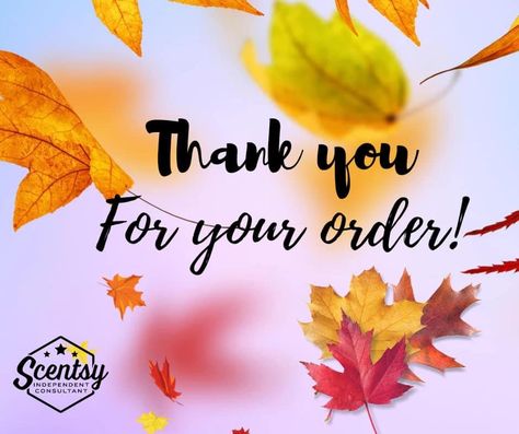 Scentsy Order, Scentsy Fall, Scentsy Ideas, Scentsy Party, Scentsy Independent Consultant, Thankful Thursday, Christmas Thank You, Scentsy Consultant, Online Parties