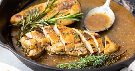 Apple Cider Chicken Recipe | Valerie's Kitchen Autumn Food Ideas, Apple Cider Chicken, Cider Chicken, Apple Cider Sauce, Cornish Game Hen Recipes, Glazed Chicken Breast, Cornish Hen Recipe, One Pan Dinners, Cornish Hen