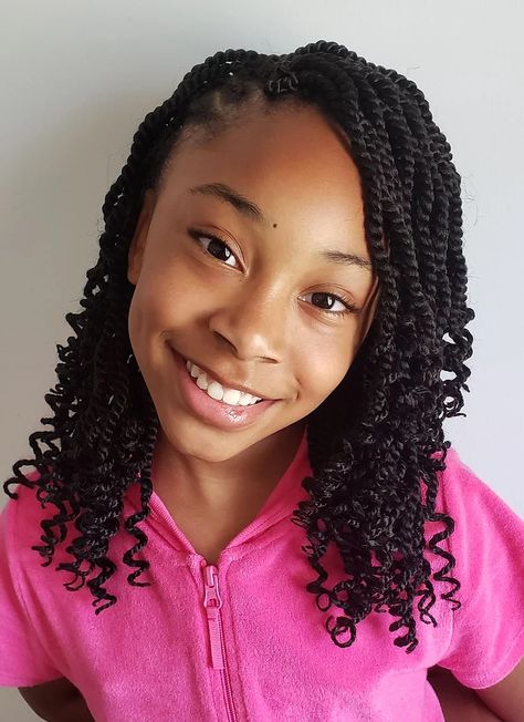 Kids Styles | CrochetBraidsbyTwana Crochet Braids Hairstyles For Kids, Twist Hairstyle Kids, Lil Girl Hairstyles Braids, Hair Braiding Business, Kids Crochet Hairstyles, Braiding Business, Crochet Braids For Kids, Marley Twist Hairstyles, Women Cornrows