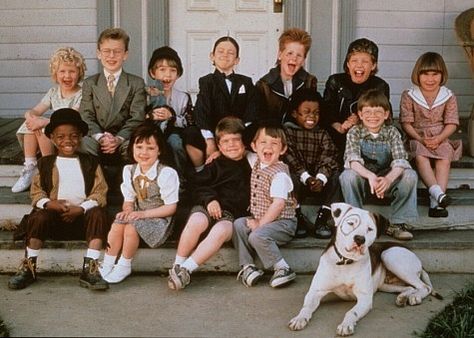 The Little Rascals!   I LOVED this movie!!  "Dear Darla, I hate your stinking guts. You make me vomit. You're scum between my toes. Love, Alfalfa."