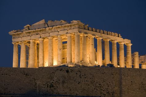 #Parthenon #Greece PICTURES by History Channel Ancient Baghdad, Parthenon Athens, Greece Pictures, Athens Acropolis, Greek Temple, Ancient Greek Art, Ancient Greek Architecture, Sacred Architecture, Greek Culture