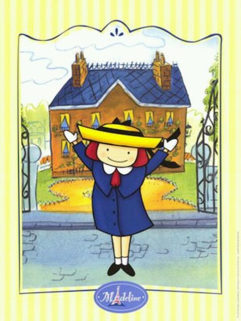 I use to love the Madeline books! Madeline Cartoon, Madeline Costume, Kids In New York City, Madeline Book, Madeline Doll, Room Sharing, Ludwig Bemelmans, Child Bedroom, Olden Days