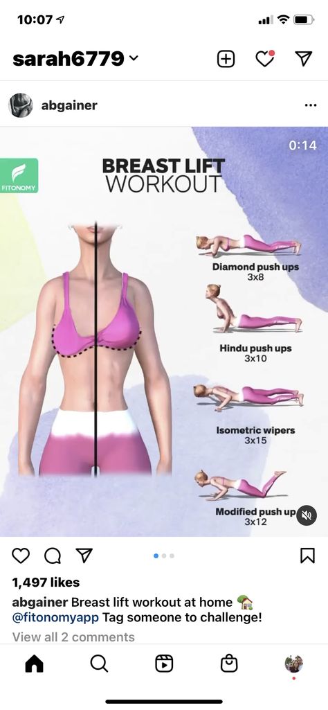 10 Week Workout, Diamond Push Ups, Abdominal Pain Relief, Breast Lift Exercise, Full Body Gym Workout, Best Exercises, Chest Workouts, Breast Lift, Gym Workout For Beginners