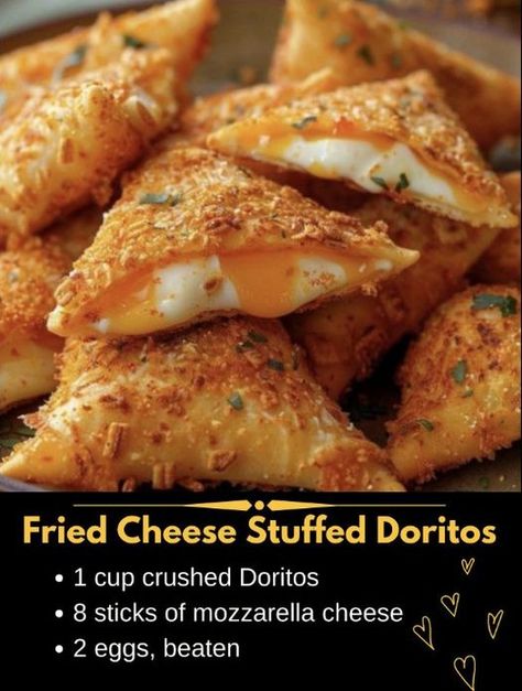 Quick Appetizers Last Minute No Bake, Lemon Balls, Carnival Eats, Doritos Recipes, Cheesy Bites, Homemade Egg Noodles, Fried Cheese, Appetizers Easy Finger Food, Quick Appetizers