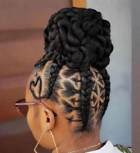 Updo Hairstyles For Black Women, Braided Updo Hairstyles, Creative Braids, Black Hair Bun, High Bun Hairstyles, Black Hair Updo Hairstyles, Low Bun Hairstyles, Instagram Hairstyles, Hair Adviser