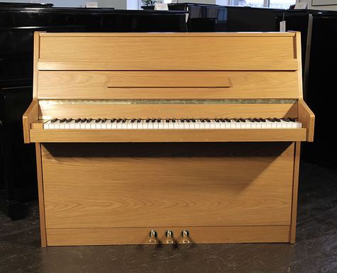 A 1985, Kemble upright piano with a polished, walnut case at Besbrode Pianos. Piano has an eighty-eight note keyboard and three pedals £1500 Steinway Piano, Piano For Sale, Eighth Note, Upright Piano, Yorkshire England, Brass Fittings, England Uk, Leeds, Yorkshire