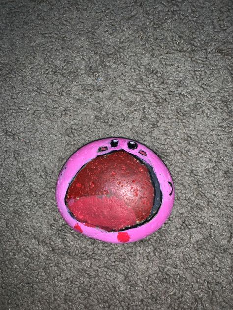 this is the first ever kirby ring mouth rock painting my sister did Kirby Rock Painting, Rock Painting Ideas Easy, Rock Ideas, Easy Paintings, Rock Painting, Anime Scenery, My Sister, Kirby, Painting Ideas