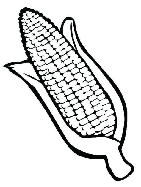 Vegetable Corn Coloring Page - Free Sweet Corn Coloring Pages Printable Corn Drawing, Rainbow Corn, Vegetable Coloring Pages, Indian Corn, Corn Cob, صفحات التلوين, Ears Of Corn, Pokemon Coloring Pages, Pokemon Coloring