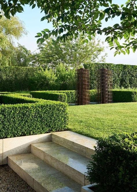 Sawyer Berson, Terraced Landscaping, Urban Garden Design, Garden Goals, Tiered Garden, Sloped Garden, Garden Steps, Modern Landscape Design, Architecture Landscape