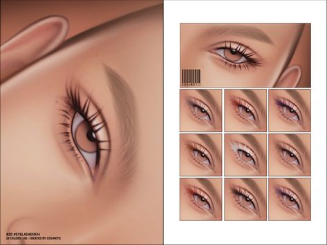 The Sims Resource - Maxis Match 2D Eyelashes | N34 Sims 4 Eyelash Cc Maxis Match, Sims 4 Cc Make Up Eyelashes, Sims 4 Cc Sims Resource Eyelashes, Sims 4 Cc Face Details Lashes, Sims4 Cc Lashes Patreon, No Ea Eyelashes Sims 4, Sims 4 Cc Skin Eyelashes, Sims 4 Makeup Eyelashes, Maxis Match Eyes Sims 4