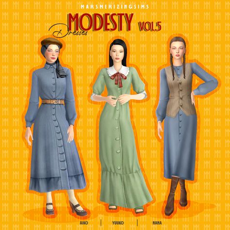 Modesty vol.5 (Public Feb 17th) | Patreon Sims Decades Challenge 1890, Sims 4 Cc Maxis Match 1920s, Sims 4 1900s Cc Furniture, 1930s Cc Sims 4, Sims 4 Cc 1930s, Sims 4 Historical Cc Objects, Sims 4 Cc Old Fashioned Clothes, Sims 4 1910s Cc, Sims 4 Cc 1800s Clothes