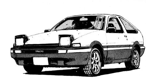 Bunta Fujiwara, Initial D Manga, Ae86 Initial D, Arte Madi, Takumi Fujiwara, Toyota Trueno, Corolla Ae86, Toyota Sprinter, Alita Battle Angel Manga