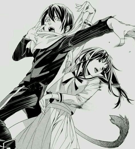 WHOOOOOOOOOO YATORIIIIIII❤❤❤❤❤❤❤👌👌👌👌👌👌👌 Yato X Hiyori, Noragami Manga, Noragami Yato, Hiyori Iki, Yato And Hiyori, Yato Noragami, Noragami Anime, Manga Couples, Perfect Couple