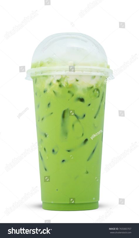 Minuman Green Tea, Thai Green Tea, Milk Green Tea, Green Tea Milk, Avocado Cups, Green Tea Cup, Green Tea Drinks, Thai Milk Tea, Green Tea Cups