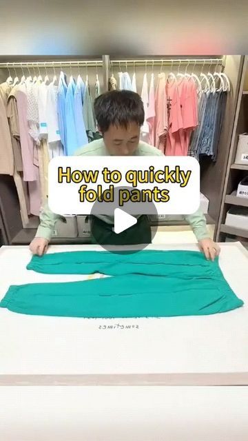 How To Folding on Instagram: "How to fold pants💖#foldingclothes #pants #lifehacks #fy #organize" How To Fold Pajama Pants, How To Fold Pants To Save Space, Folding Clothes To Save Space, Fold Pants, Folding Tips, How To Fold Pants, Folding Ideas, Travel Snacks, Folding Laundry