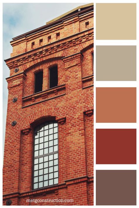 Warm Interior Paint Colors, Colours That Go Together, Color Terracota, Brick Architecture, Brick Colors, Colour Board, Paint Colors For Home, Color Stories, Colour Schemes