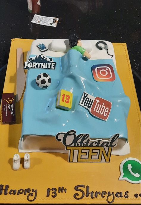 Thirteen Cake Ideas, Cakes For 13th Birthday Boy, Birthday Cake For 13th Birthday Boy, Birthday Cake For 17th Birthday Boy, Birthday Cake 13 Boy, 13 Th Birthday Ideas For Boys, Cake For 13th Birthday Boy, Cake For 17th Birthday Boy, Cake Ideas For Teenage Boys