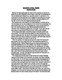 Page 1 Haunted House Descriptive Writing, Anti Plagiarism, Study Philosophy, International Baccalaureate, Student Room, Feedback For Students, A Haunted House, Cream Wallpaper, Business Studies