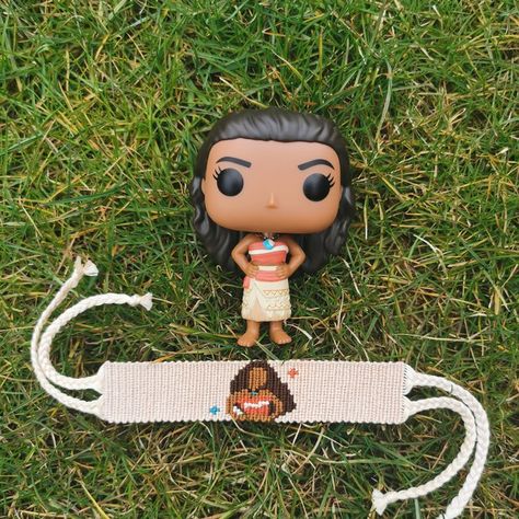 Alpha pattern #70424 | BraceletBook Disney Sparkle, Moana Movie, Funko Pop Figures, You Are Cute, Cute Aesthetic, Sister Love, Alpha Pattern, Alpha Patterns, Photo Bracelet