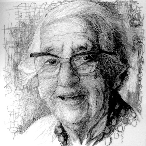 Jenni Dutton, Stitched Portraits, Textile Portraits, Embroidery Faces, Faces Black And White, Older Woman Portrait, Unusual Portraits, Forgotten Things, Portrait Quilts