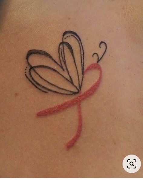 Pink Ribbon Butterfly Tattoo, Ribbon Butterfly Tattoo, Yellow Ribbon Tattoos, Pink Ribbon Tattoos, Ribbon Butterfly, Ribbon Tattoos, Yellow Ribbon, Butterfly Tattoo, Pink Ribbon