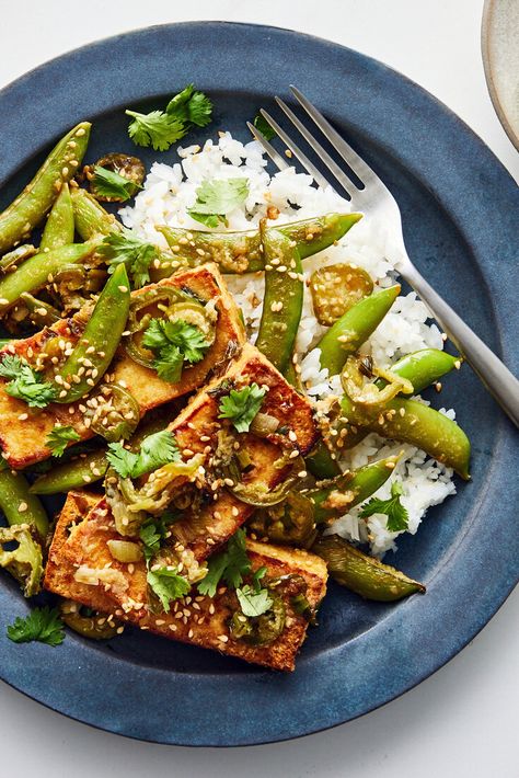 Seared Tofu, Snap Peas Recipe, Snap Pea, Peas Recipe, Flavored Rice, Edamame Beans, I Failed, Pea Recipes, Nyt Cooking