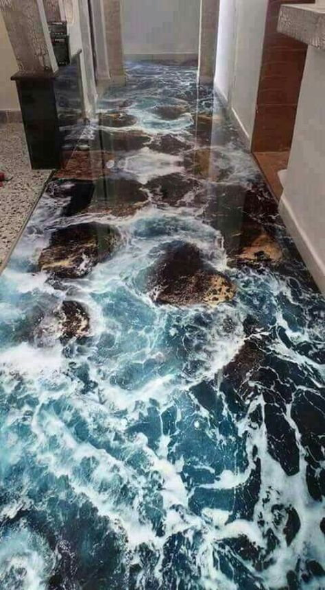 Epoxy 3d, Epoxy Floor Designs, Beautiful Flooring, Floor Murals, Rustic Bathroom Designs, Bathroom Remodel Pictures, Bedroom Wall Designs, Floor Tile Design, Bathroom Remodel Tile