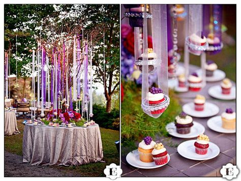 ways to display food at reception | ... for creative ways to display desserts and appetizers for parties Cupcake Tree, Whimsical Tree, Cupcake Pictures, Cupcake Display, Wedding Dessert Table, Dessert Decoration, Wedding Cupcakes, Cupcake Party, Wedding Desserts