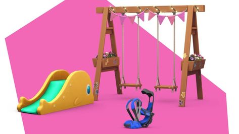 Mods Sims 4, Infant Carrier, Toddler Slide, Growing Together, Sims 4 Game Mods, Sims 4 Gameplay, Sims 4 Toddler, Best Sims, Baby Swings