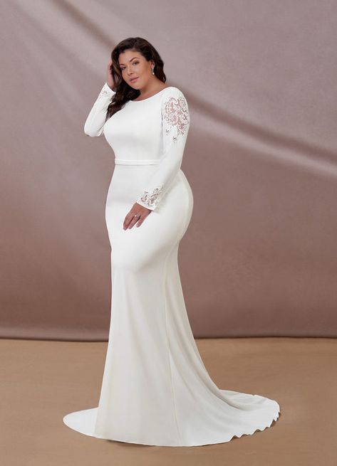 Dresses With Sleeves Elegant, White Long Sleeve Wedding Dress, Renewal Dress, Long Sleeve Wedding Dress Simple, Wedding Dresses 2022, Victorian Theme, Wedding Dresses Elegant, Brides Dresses, Indian Wedding Dresses