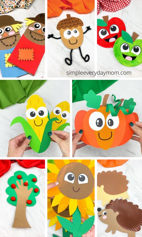 Fall Crafts For Preschoolers, Preschoolers Crafts, Best Fall Crafts, Crafts For Kids At Home, Fall Crafts For Toddlers, September Crafts, Preschool Crafts Fall, November Crafts, Crafts For Preschoolers