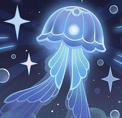 Jellyfish Widget, Widget Cute, Summer Pfp, Anime Beach, Jellyfish Pictures, Discord Nitro, Emotes Discord, Blue Jellyfish, Jellyfish Art