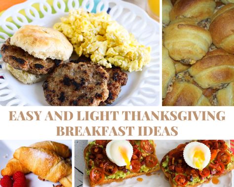 Light Thanksgiving Breakfast Ideas, Thanksgiving Breakfast Ideas Easy, Thanksgiving Day Breakfast Ideas, Easy Thanksgiving Breakfast, Super Healthy Breakfast Ideas, Thanksgiving Breakfast Ideas, Breakfast Ideas For Kids, Breezeway Ideas, Homemade Breakfast Sausage